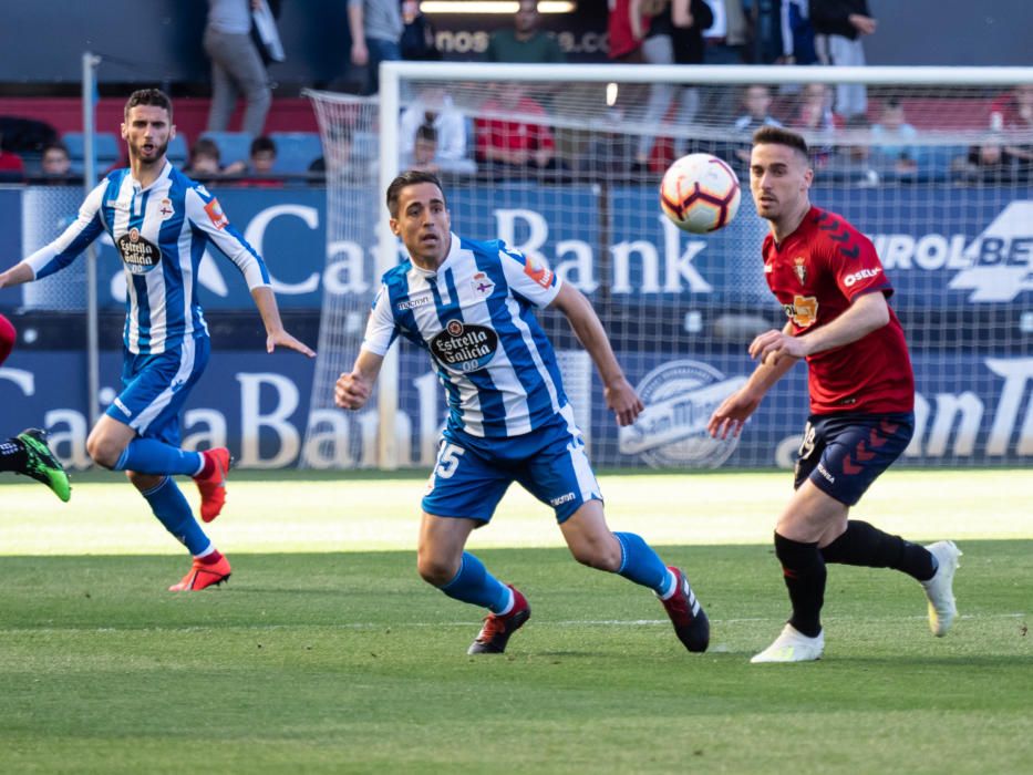 El Dépor cae ante Osasuna