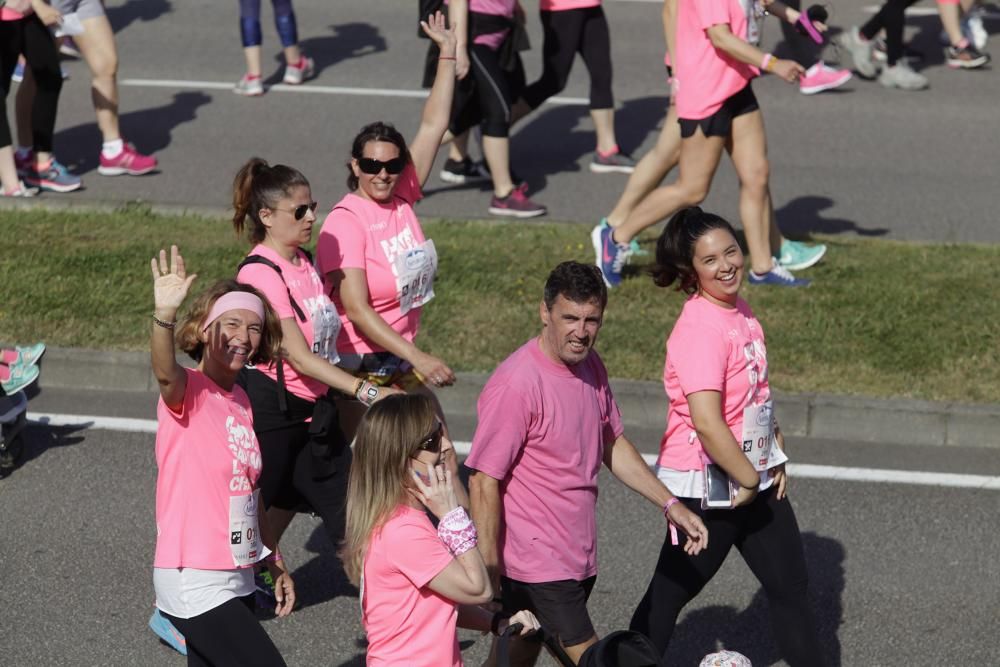 Carrera de la mujer en la zona este de Gijón.