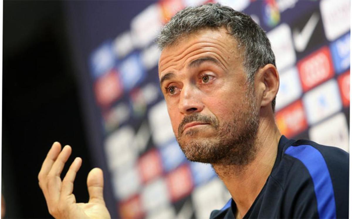 Luis Enrique Martínez, entrenador del FC Barcelona