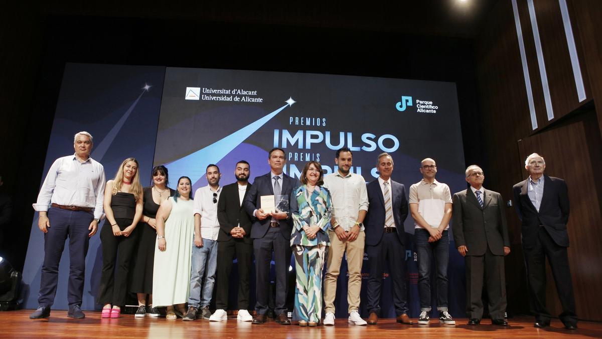 Premiados en la gala Impulso de la Universidad de Alicante