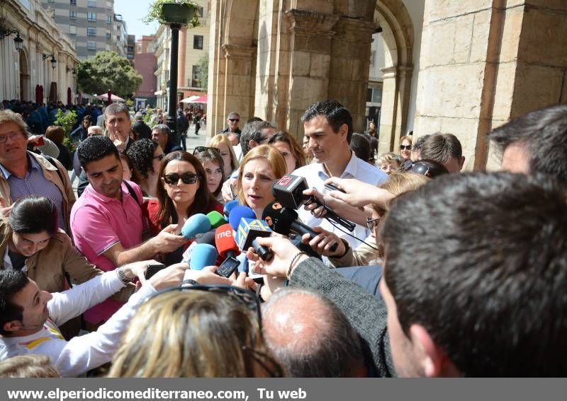 GALERÍA DE FOTOS -- Baño de masas de Pedro Sánchez en Castellón