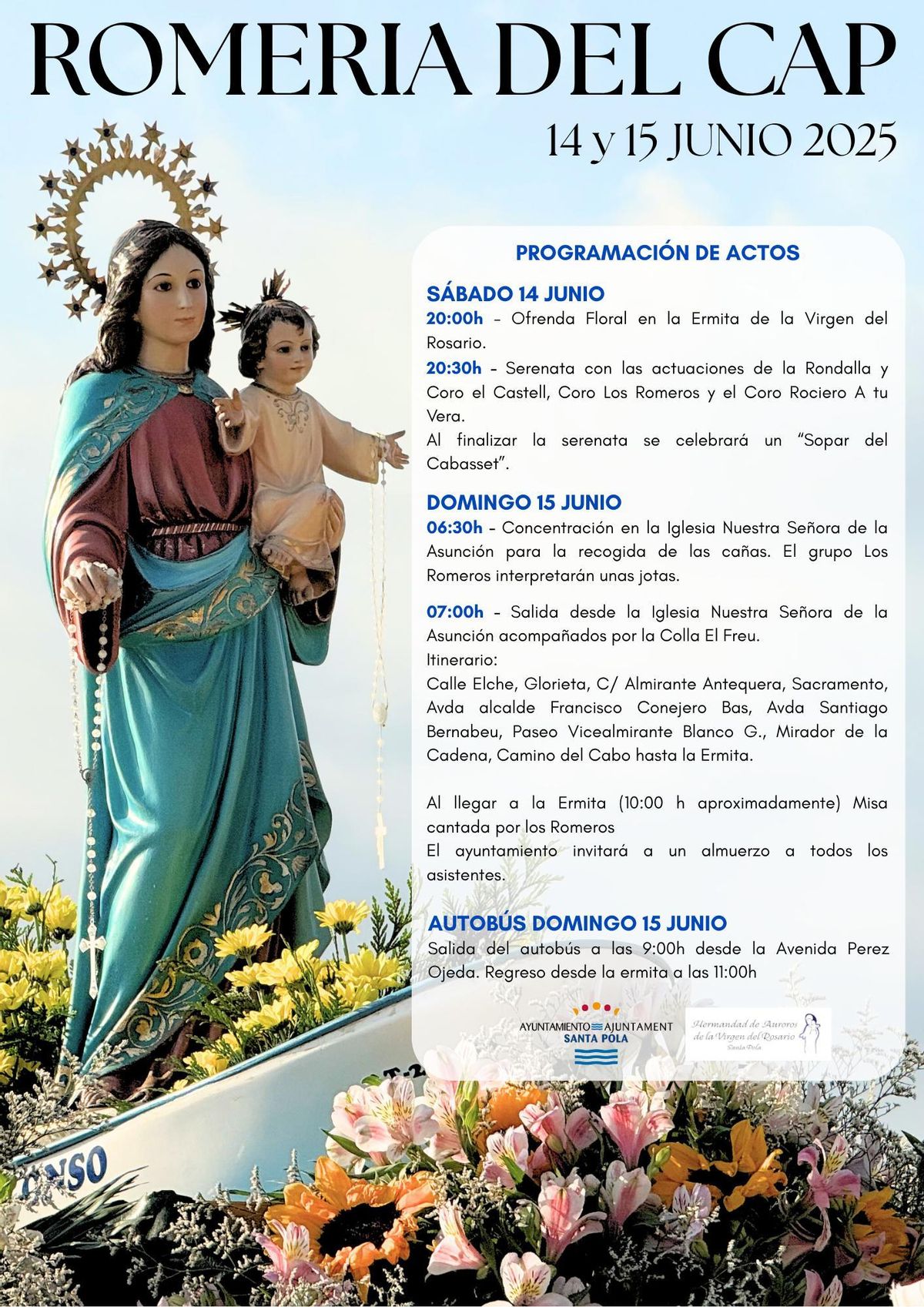 Programa de la Romeria del Cap de Santa Pola