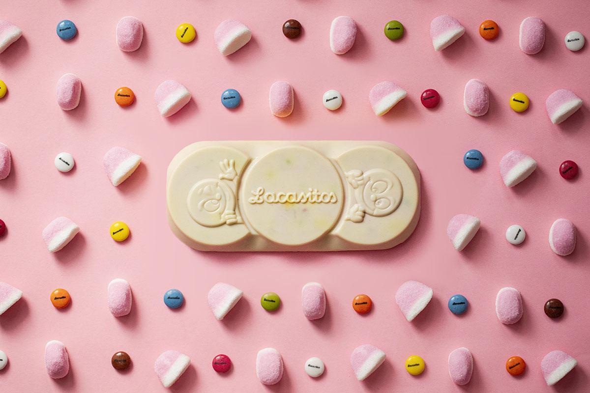 Así luce el nuevo turrón de Fini Golosinas y Lacasitos.