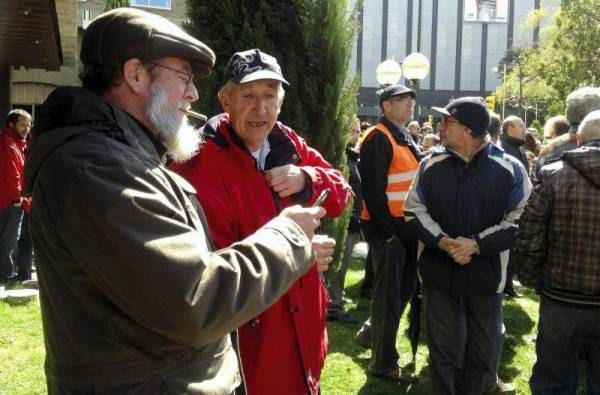 Fotogalería: Protesta de los trabajadores de Caja3 el primer día de huelga