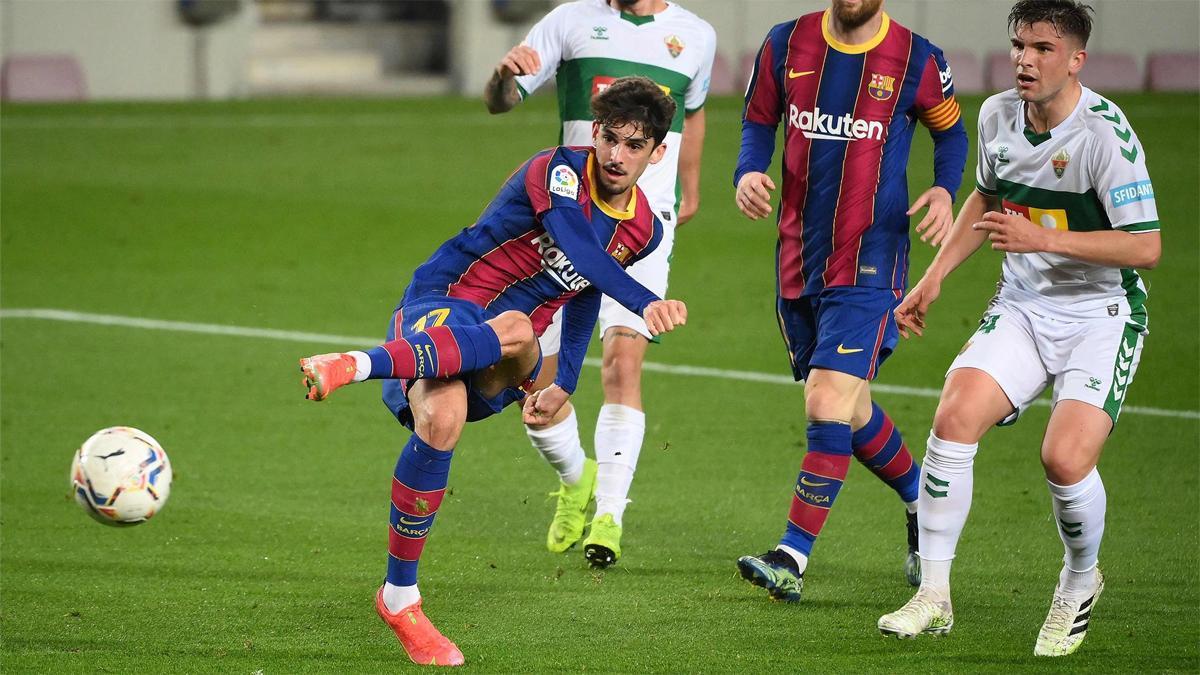 El 1x1 del Barça ante el Elche al descanso