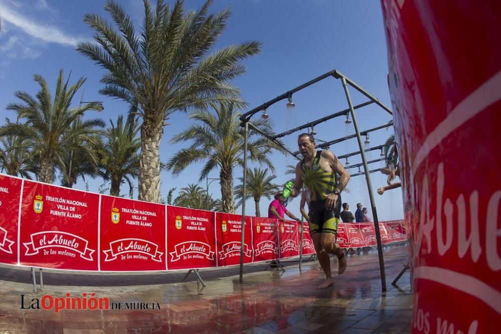 Salida del Triatlón Villa de Fuente Álamo