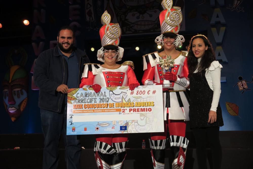 Los Tabletuos, ganadores del Concurso de Murgas de Arrecife