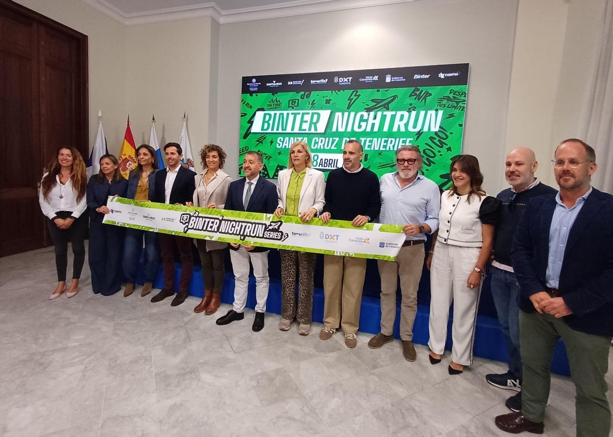 Presentación de la Binter NightRun 2026.