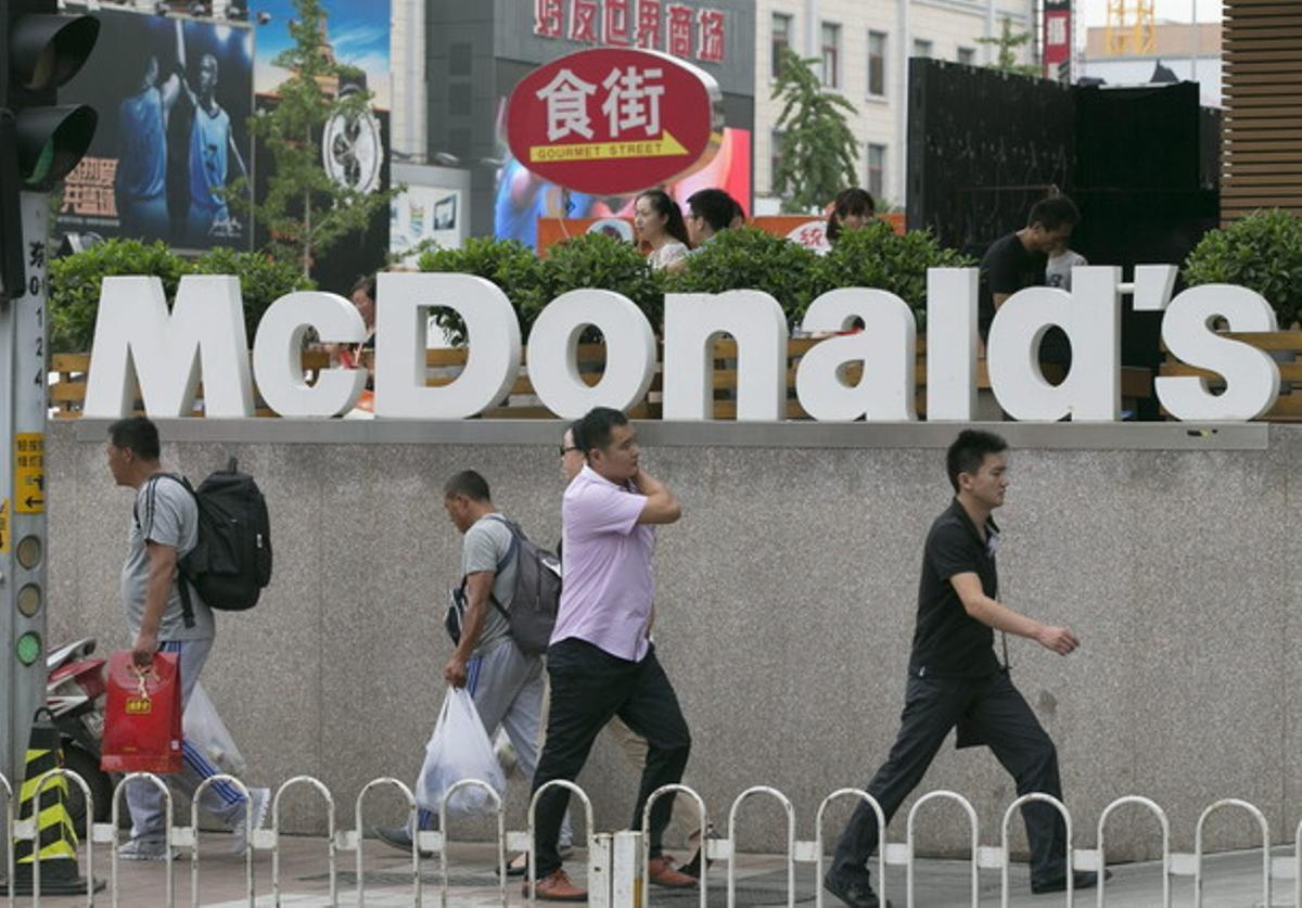 Un McDonalds, a Xangai.