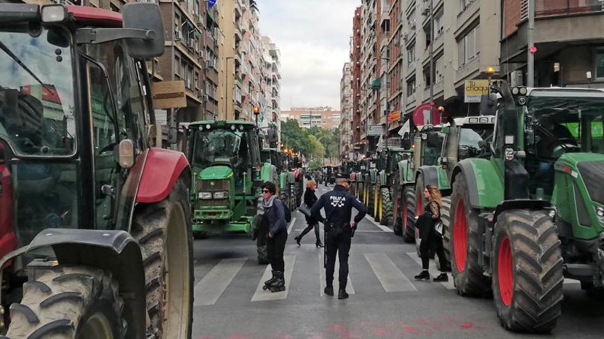 Manifestación de agricultores