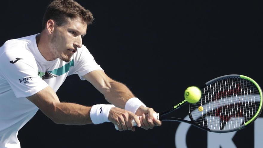 Pablo Carreño, durante su partido frente a Kovalik.