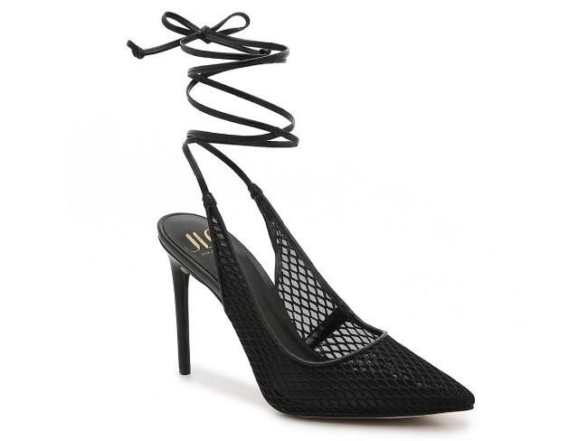 Florella Pump en red negra DSW x JLo