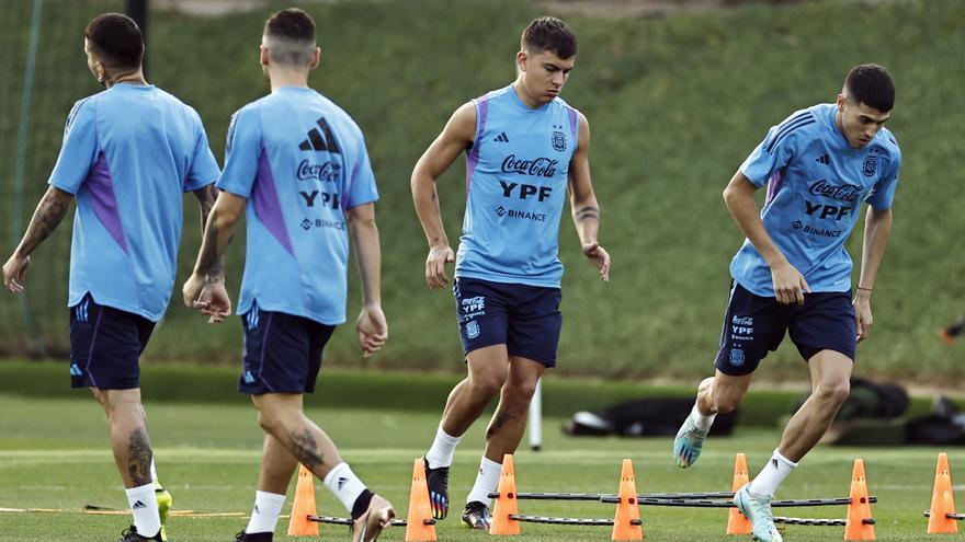 Scaloni prepara la semifinal ante Croacia con dos bajas y tres dudas