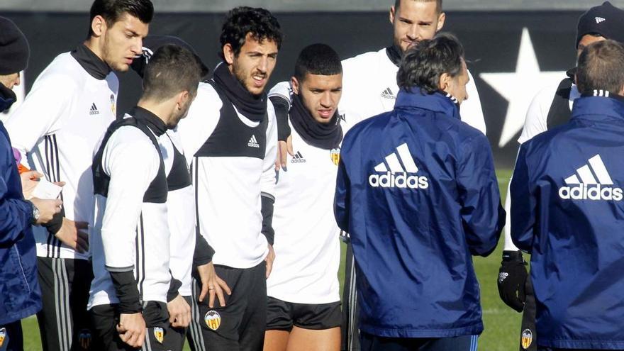 Prandelli, en un entrenamiento reciente.