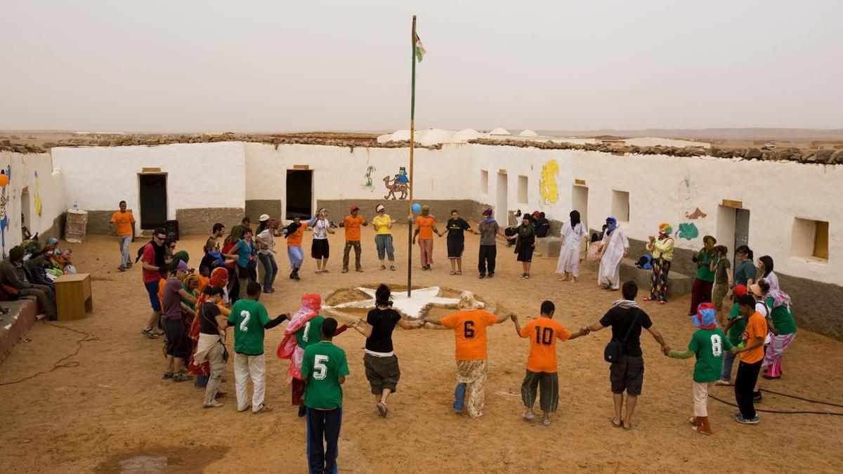 Campo de refugiados en Tinduf