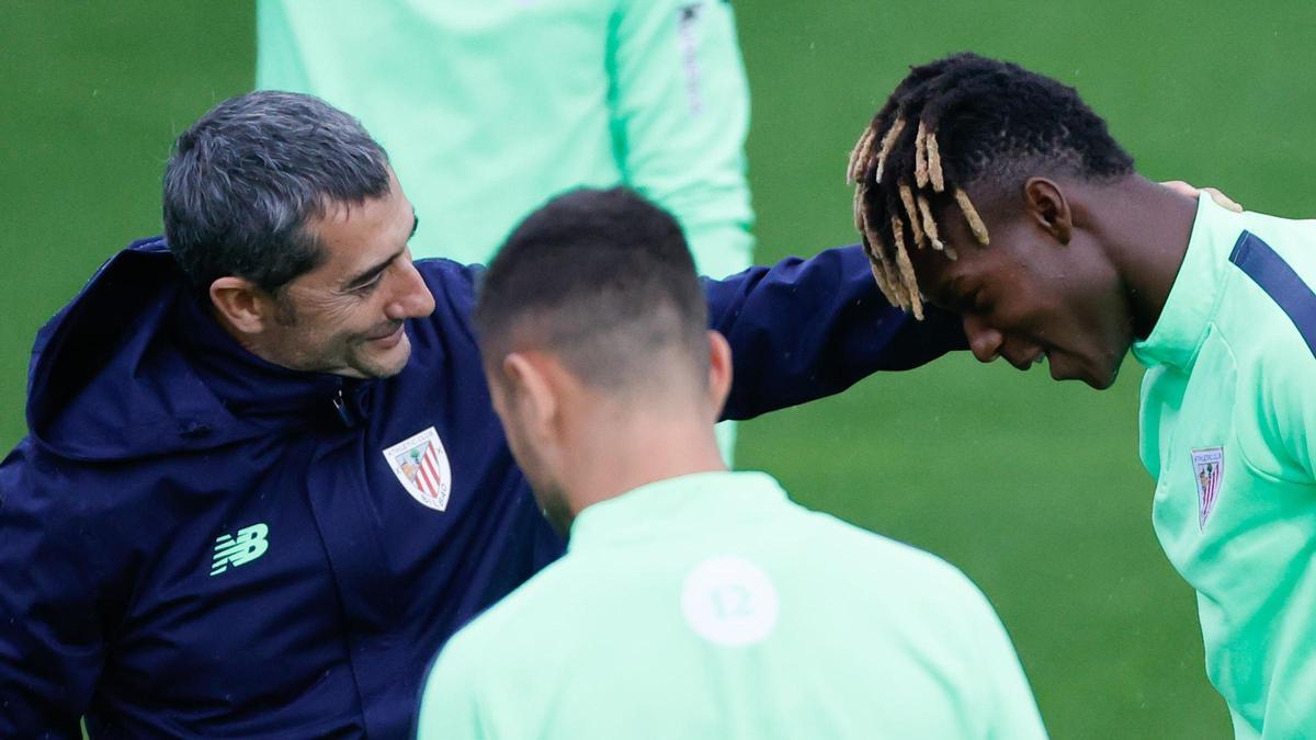 Valverde no quiere que Nico Williams se marche del Athletic rumbo al FC Barcelona