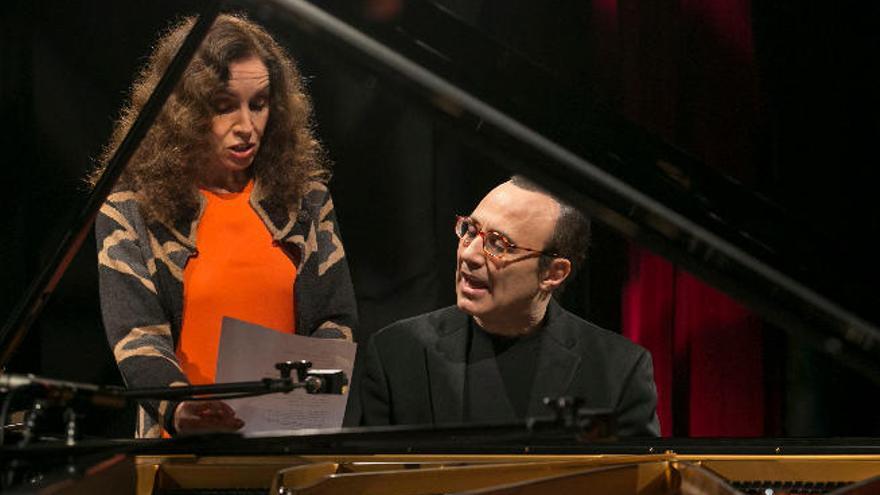 Michel Camilo en su último recital en Tenerife, en el Teatro Leal, en febrero de 2014