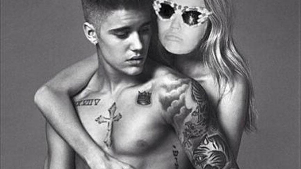 Justin Bieber y Miley Cyrus