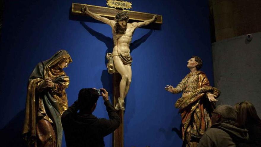 Calvario de la iglesia de San Martín de Tours, de Pinilla de Toro.