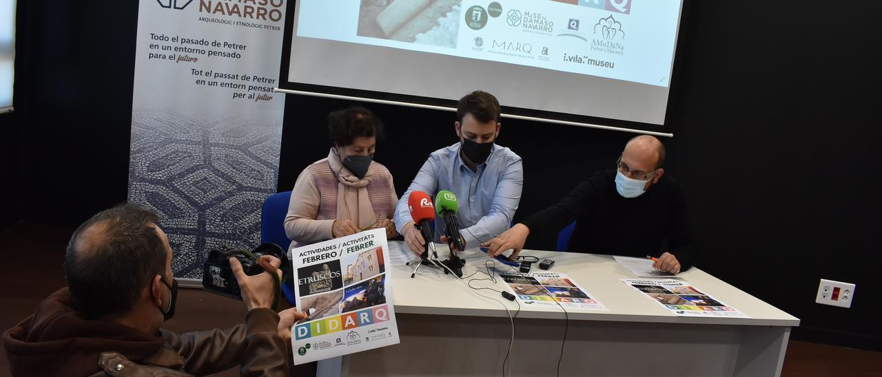 La presentación de las actividades del Museo de Petrer para el mes de febrero.