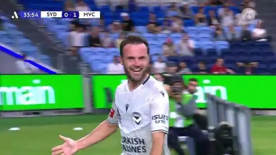 La magia de Mata es inagotable: ¡Tremendo gol de falta!