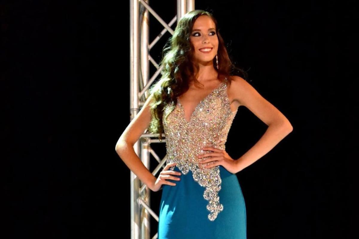 Violeta Crespo en su etapa como modelo en Toledo