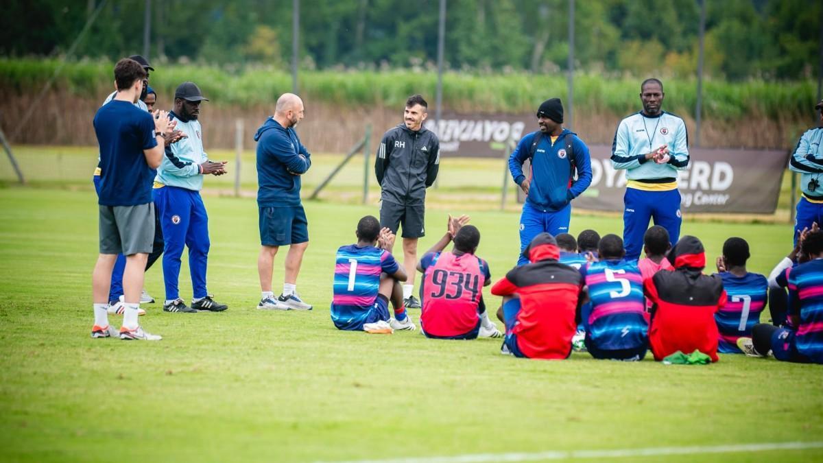 La seleccion de Haití Sub-17, en las instalaciones catalanas