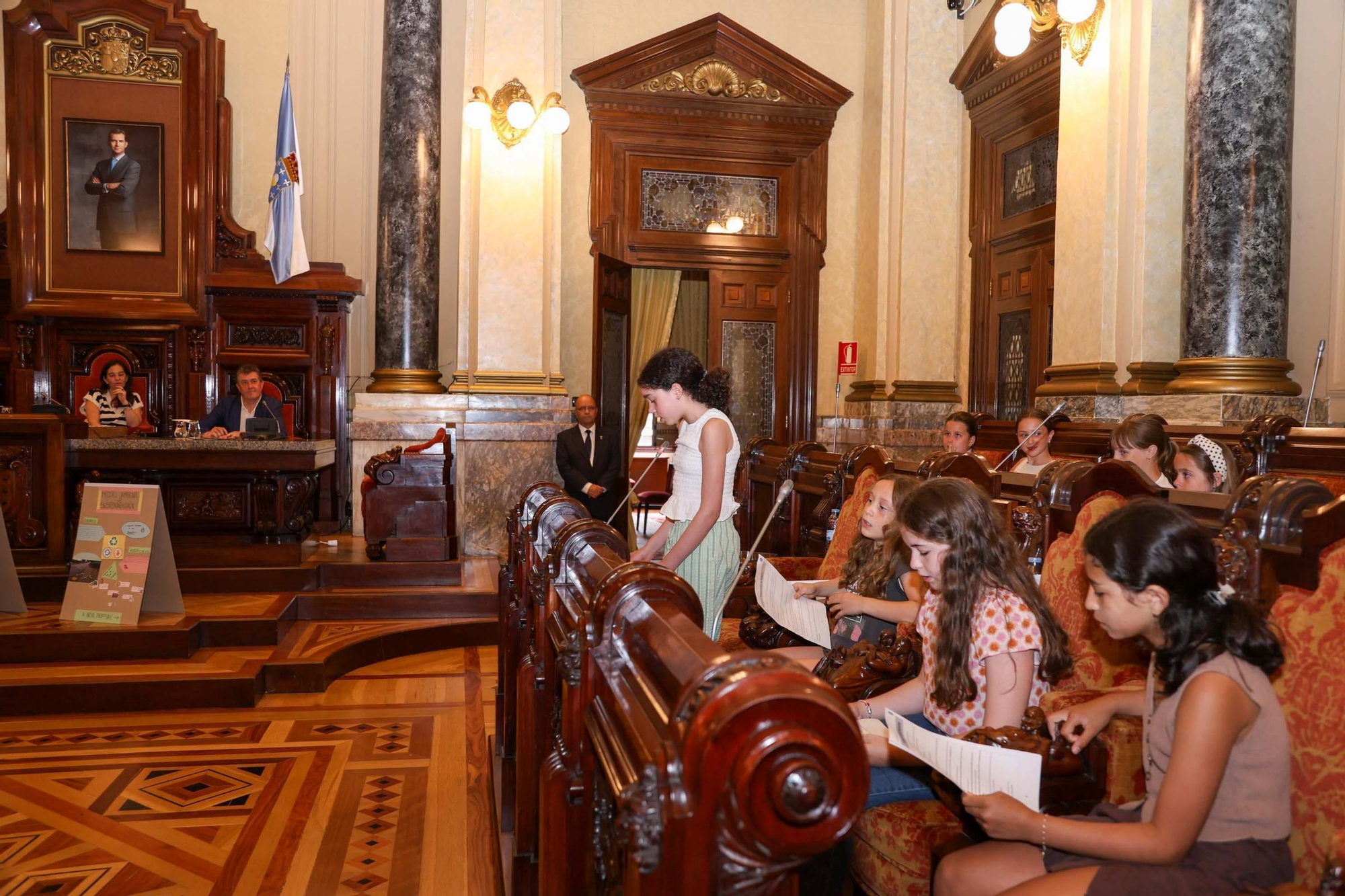 Pleno infantil en María Pita
