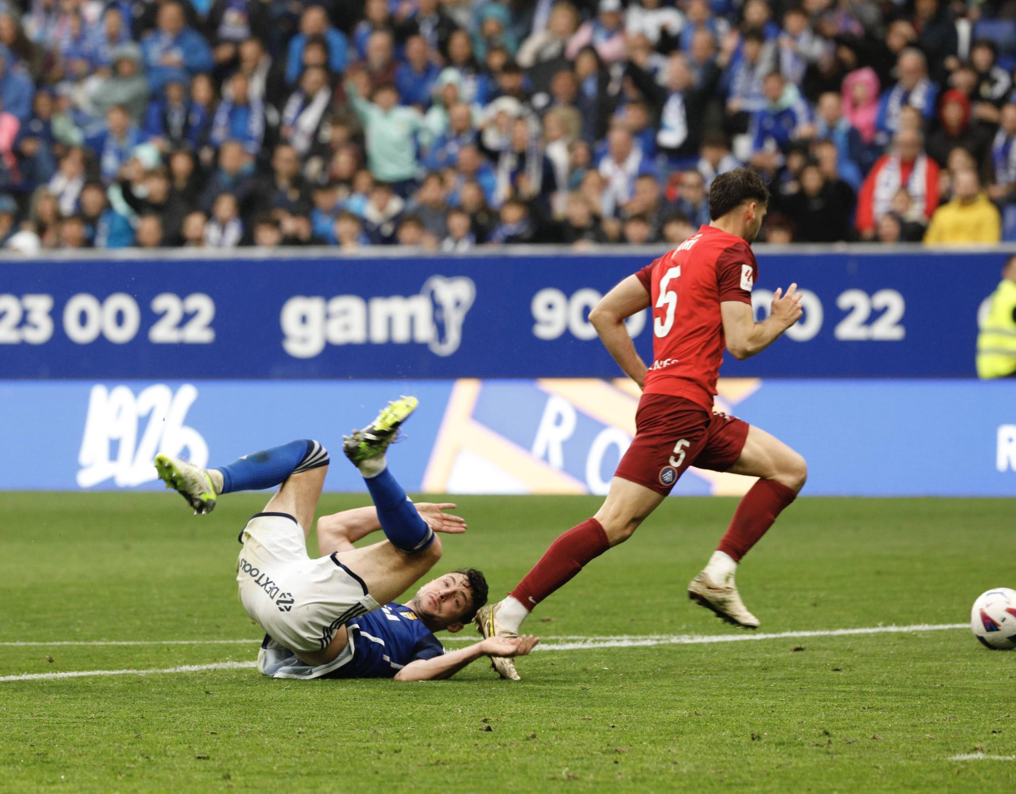 Así fue el partido entre el Oviedo y el Andorra