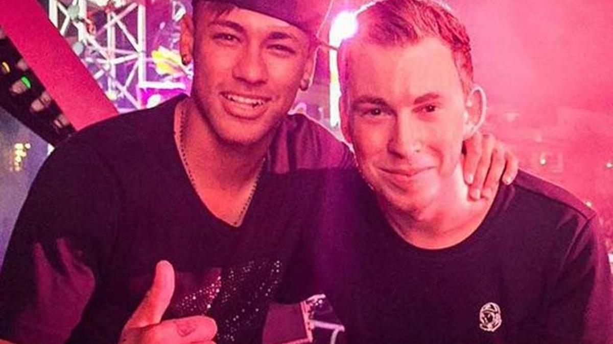 Hardwell y Neymar, en Ibiza