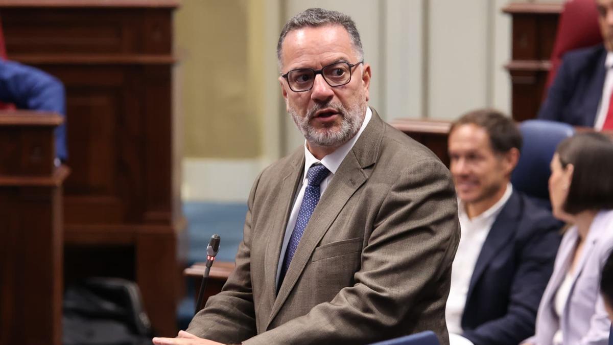 Poli Suárez, este martes en sesión parlamentaria.