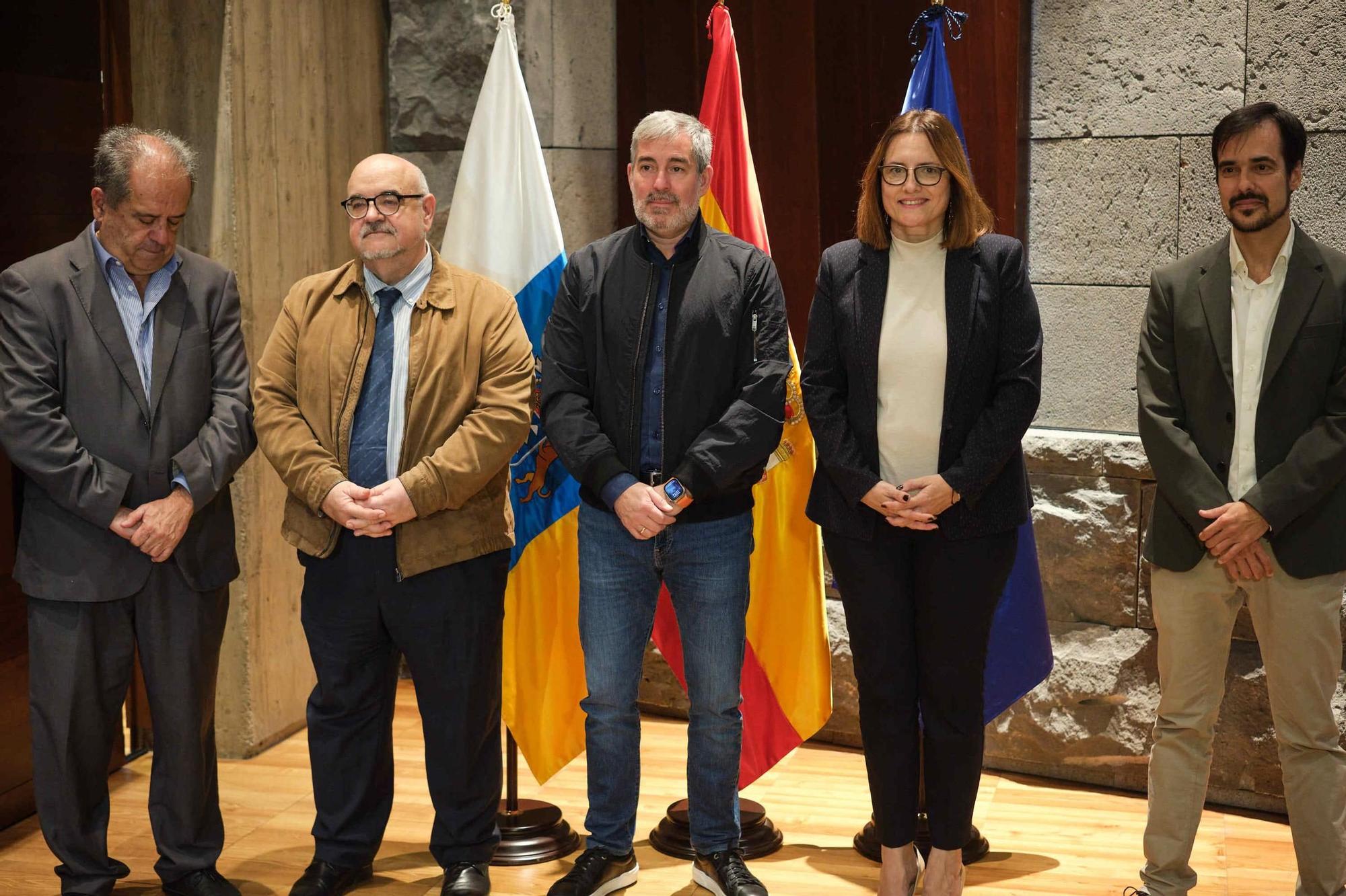 Reunión de Fernando Clavijo con representantes de Amnistía Internacional