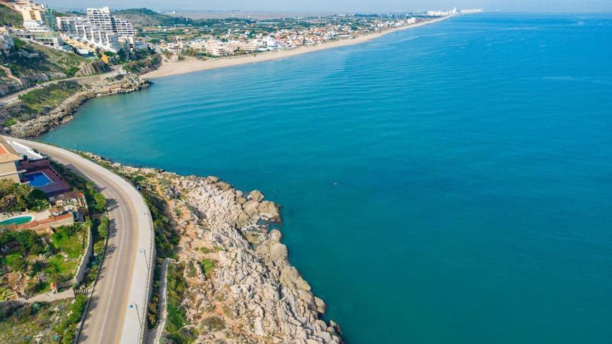 Vista aérea de la playa de l'Estany.