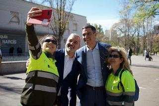 Pedro Sánchez se reúne con Jaume Collboni antes de la reñida campaña por Barcelona