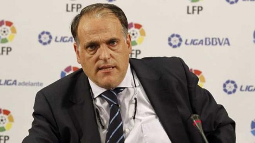 Tebas: “Esto es una casa que tiene un espacio limitado de 22 clubes”