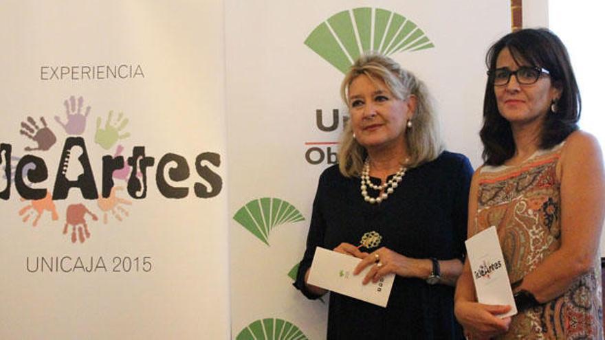 Dolores Cano y Emilia Garrido, en la presentación del proyecto.