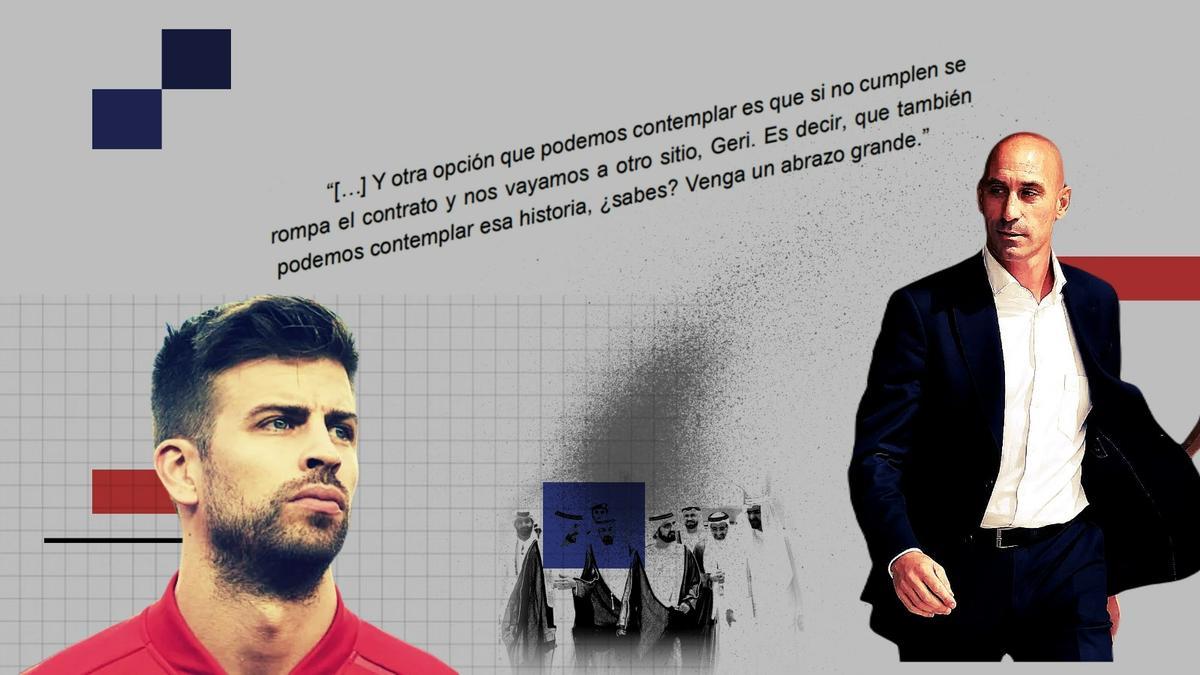 Rubiales se ofreció para romper el contrato con Arabia si Piqué no cobraba: "Nos vamos a otro sitio"