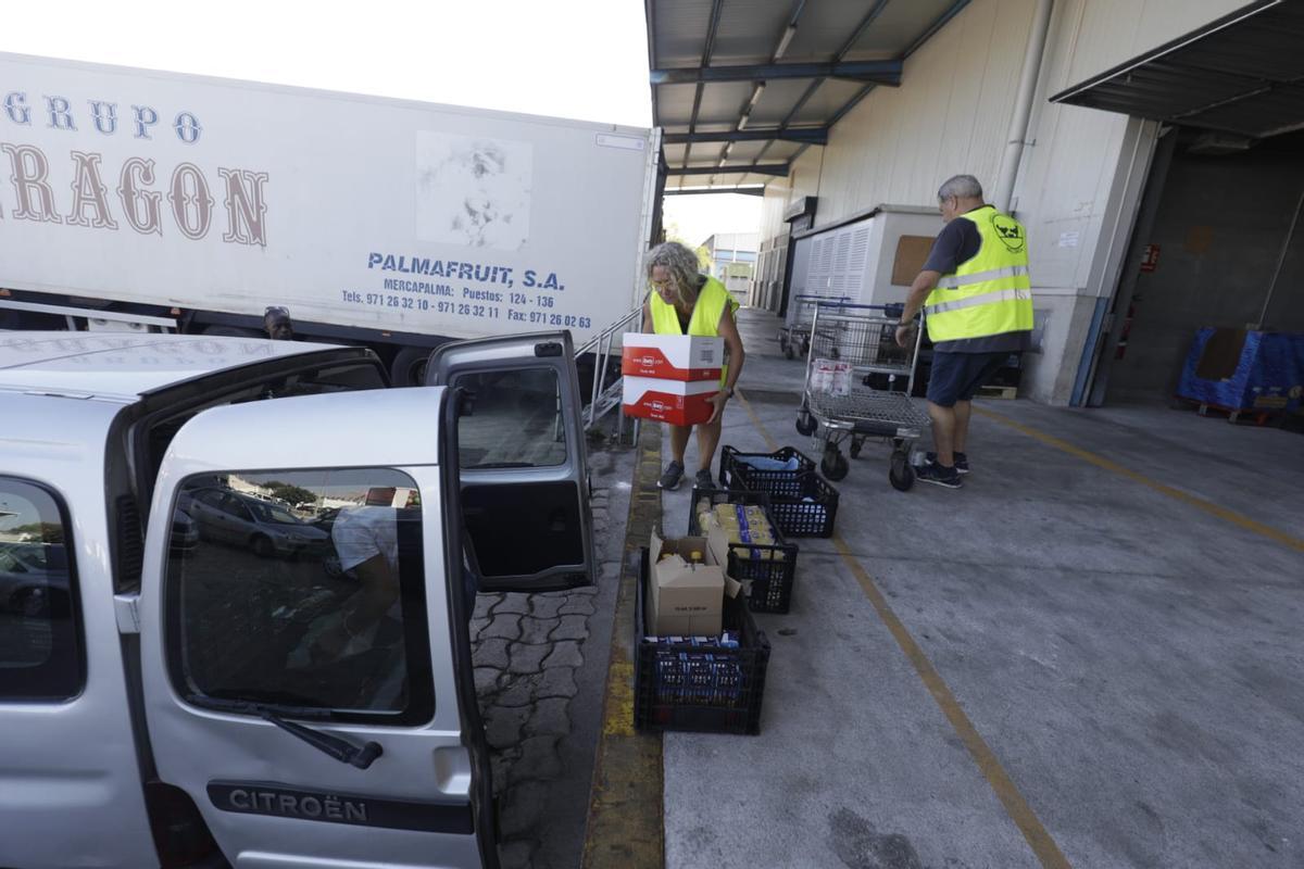 Entrega de los alimentos