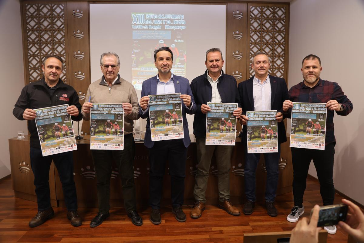 Presentación de la Ruta Cicloturista del Vino y del Jamón de Alburquerque.