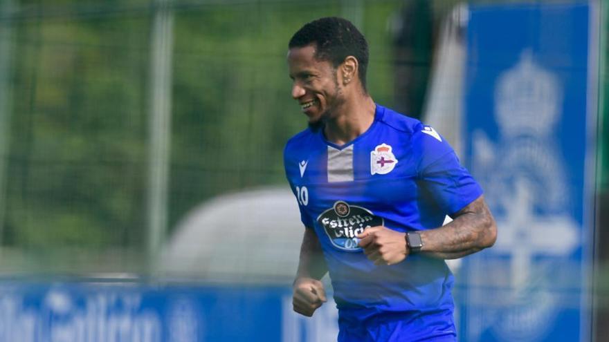 Claudio Bueavue durante un entrenamiento.