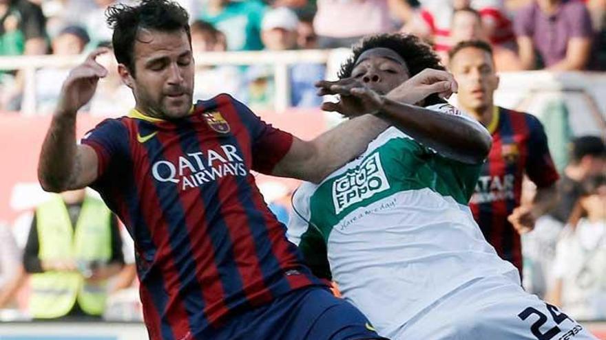 Cesc, durante un partido ante el Elche.