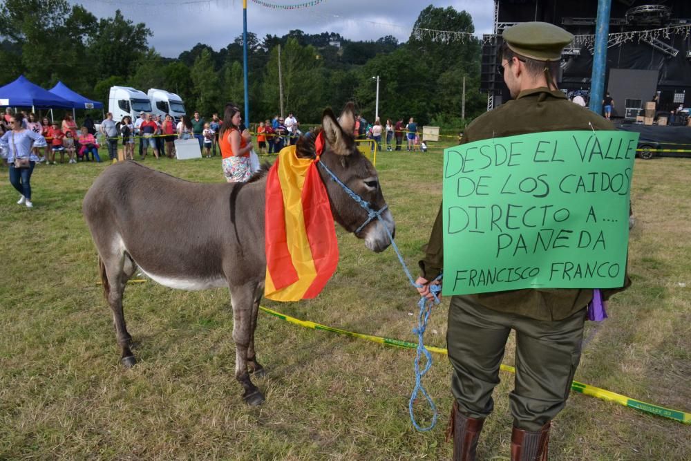 Carrera de burros en Pañeda