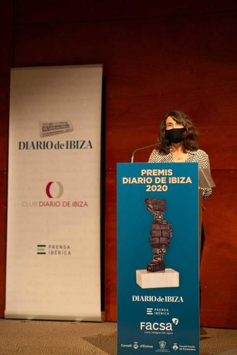 Intervención de Cristina Martín, directora de Diario de Ibiza, durante la gala de Premis Diario de Ibiza.