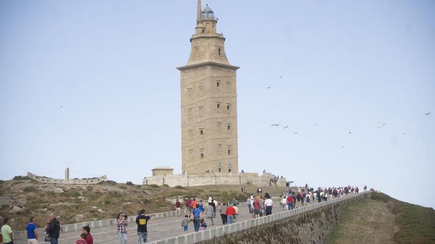 Vista de la Torre de Hércules.