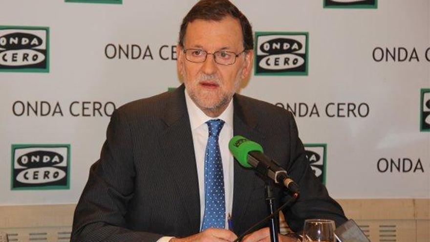 Mariano Rajoy, en la entrevista radiofónica.
