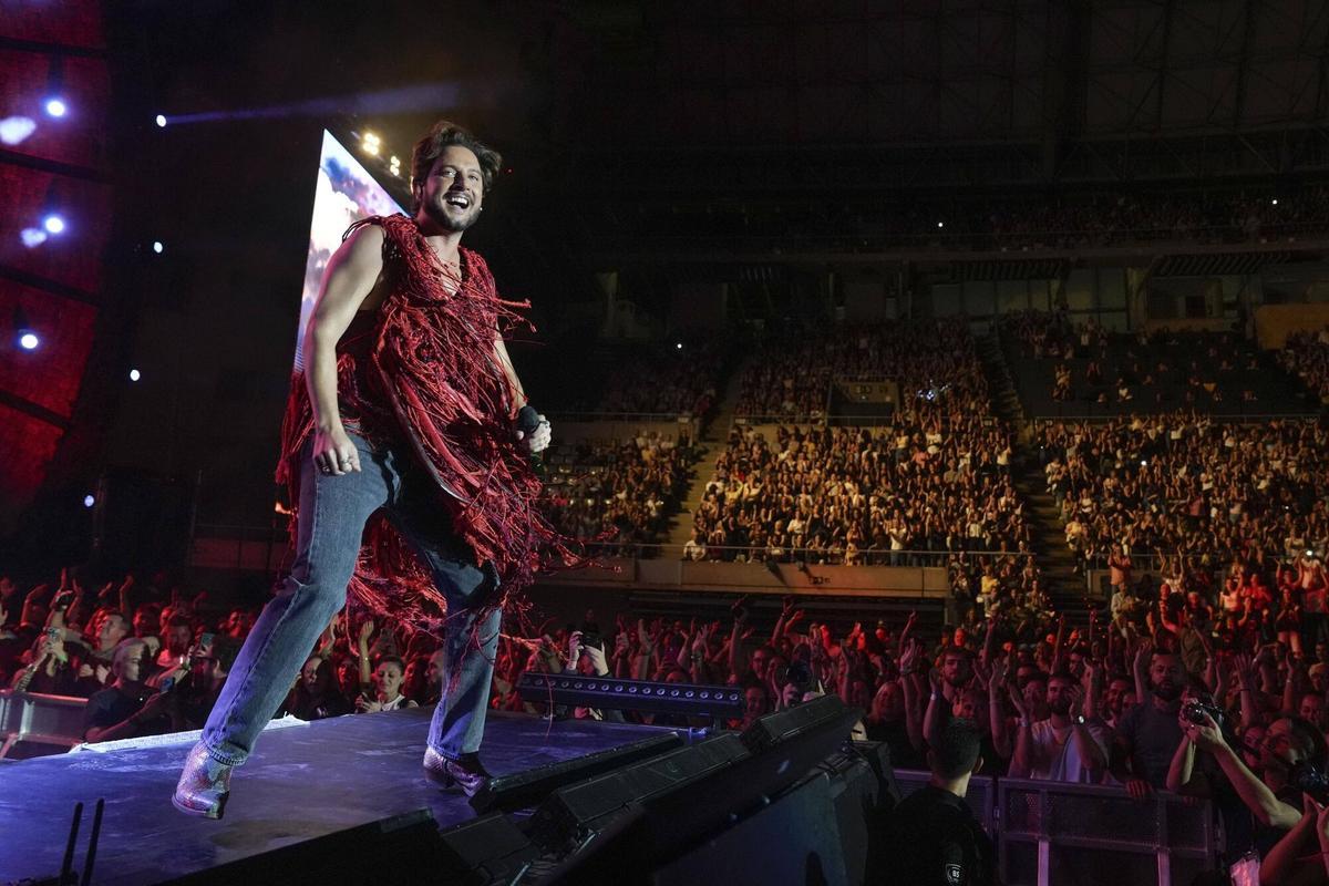 Manuel Carrasco toca en el Palau Sant Jordi dentro de su gira Salvaje