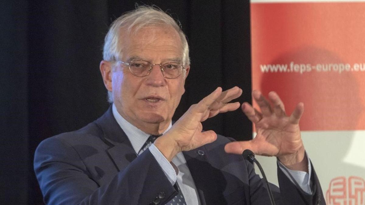 Josep Borrell en Nueva York.