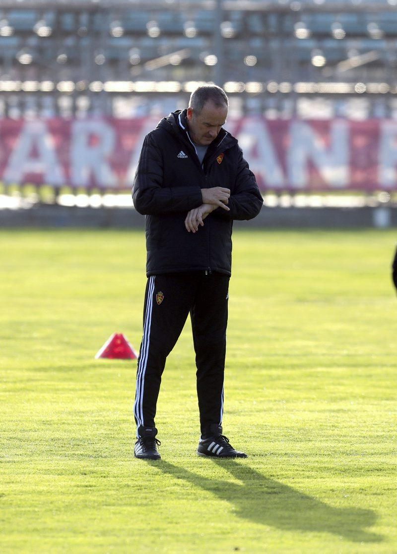 Entrenamiento del Real Zaragoza (7-2-2020)