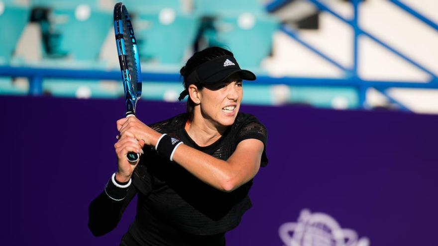 Garbiñe Muguruza, en Abu Dabi.