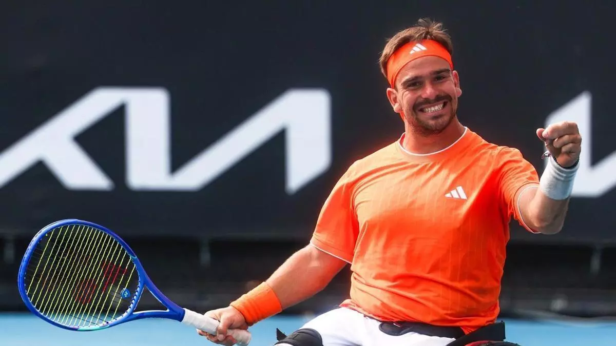 El vigués Martín de la Puente pasa a la final de silla de ruedas en Australia